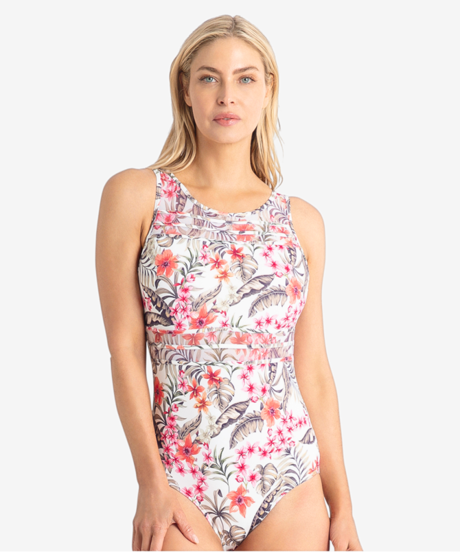 Hamilton High Neck OP - White